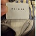 Akris Punto Womens Back Zip Wavy Abstract Pleated A Line Skirt Blue Black Size 8