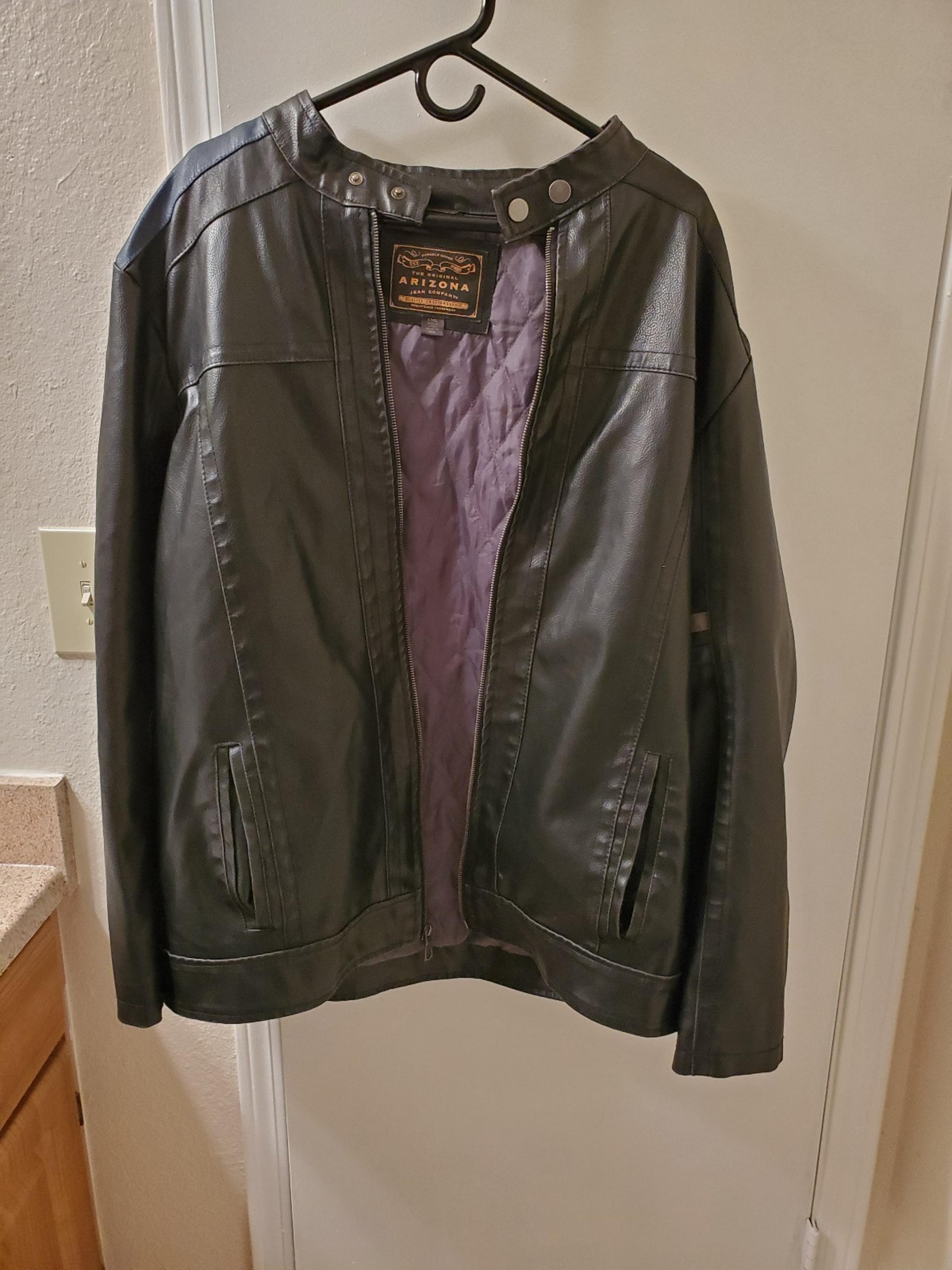Mens LT/GL Leather "ARIZONA Jean Company"Jacket