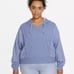 Nike Dri-FIT Women's Fleece Training Hoodie Pullover (Plus Size) Blue 3X