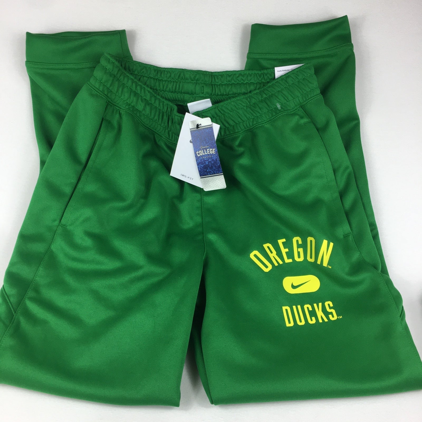 Nike Oregon Ducks Dri-Fit Apple Green Spotlight Pants men’s S new DD6374-377