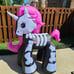 5.2 FT Halloween Inflatables Unicorn Outdoor Decorations Blow Up Yard Skeleton