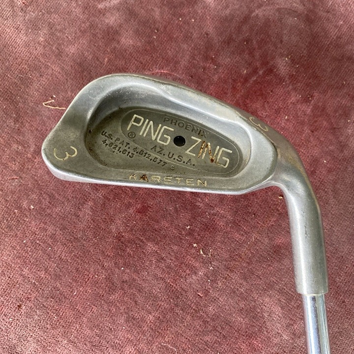 Ping Zing Karsten 3 Iron JZ Steel Shaft R Flex Black Dot
