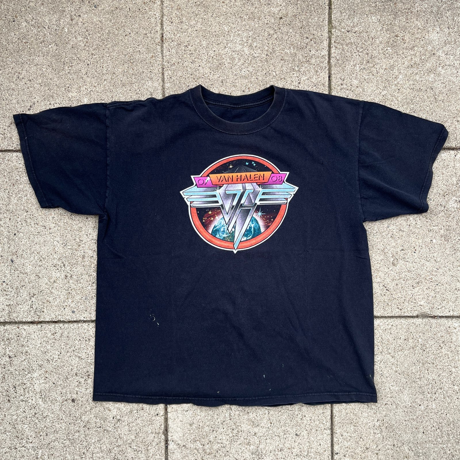 Van Halen 2007-2008 Tour Music Band T-Shirt | Mercari