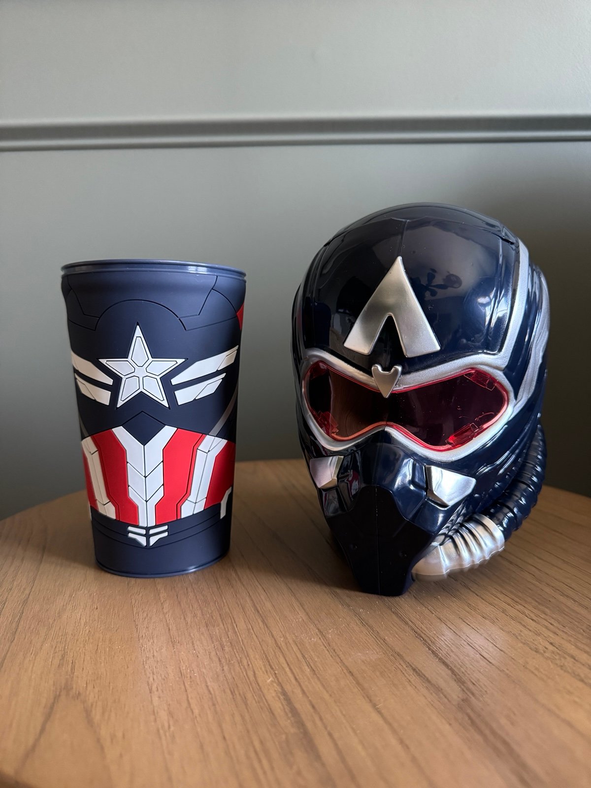 Captain America Brave New World Popcorn Bucket + Cup Limited AMC Exclusive