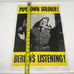 1942 Propaganda Poster Pipedown Soldier! Berlin's Listening! Original Railroad