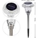 8 Pack Solar Pathway Lights Outdoor Waterproof Decor LED Premium Solar Panel