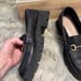 BCBGeneration Raylin Leather Platform Lug Sole Bit Buckle Loafers
