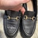 BCBGeneration Raylin Leather Platform Lug Sole Bit Buckle Loafers