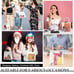 150 Pcs Clear Plastic Gift Bags with Handle 5.9 x 6.3 x 2.8