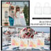 150 Pcs Clear Plastic Gift Bags with Handle 5.9 x 6.3 x 2.8