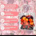 150 Pcs Clear Plastic Gift Bags with Handle 5.9 x 6.3 x 2.8