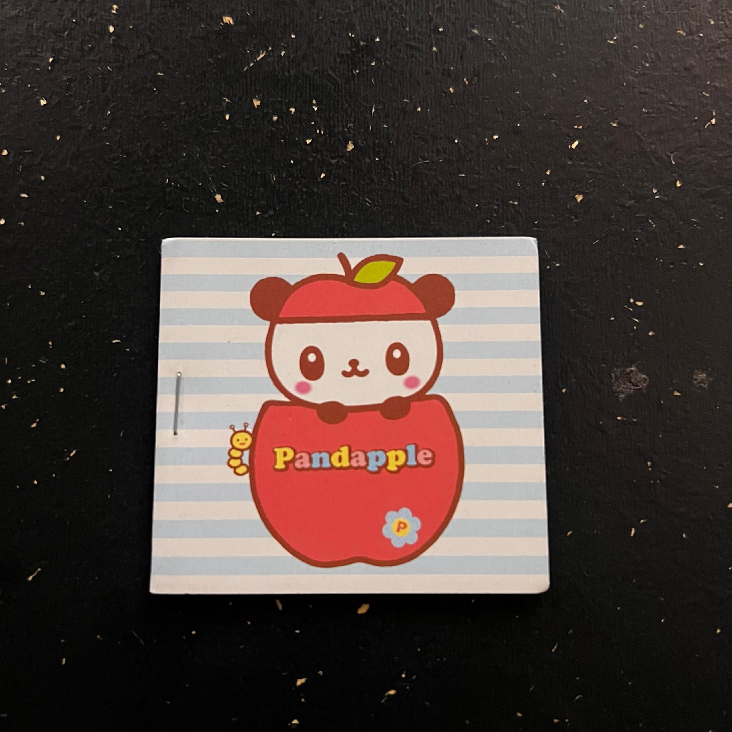 Vintage Sanrio Pandapple Mini Sticker Book Complete NEW OLD STOCK