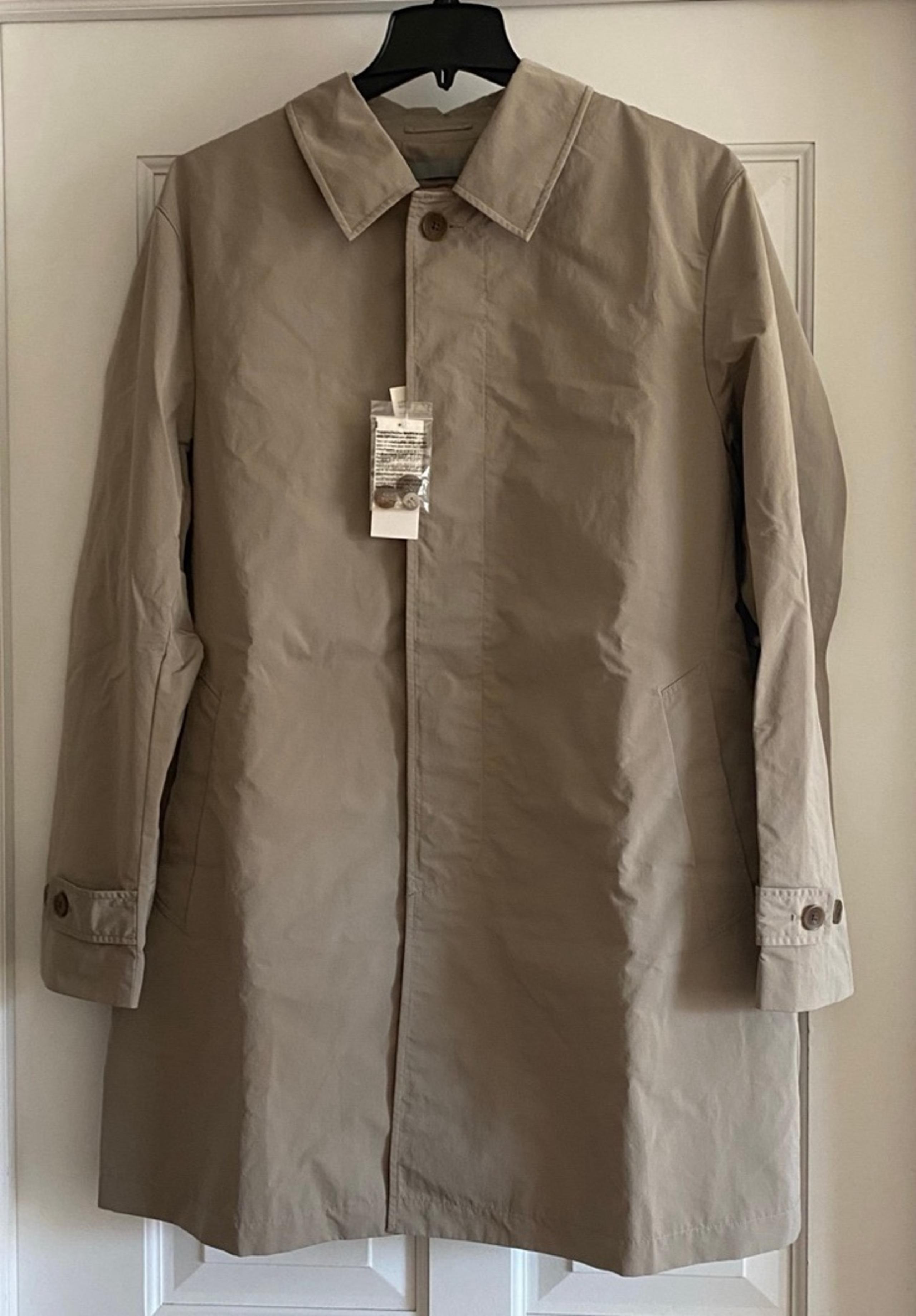 NWT UNIQLO Men Convertible Collar Trench Coat/ Jacket, XL, NWT, Beige