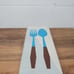 60's MCM 48 Piece Interpur Stainless Steel Flatware Set Made In Japan
