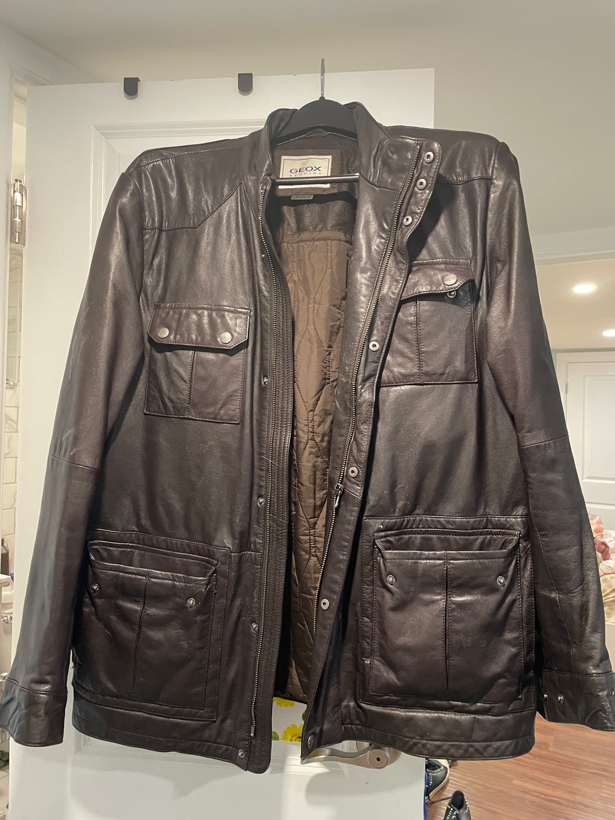 Geox leather jacket