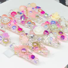 MED HARAJUKU PARADISE Gel Press on Nails