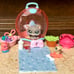 Littlest Pet Shop Rare Authentic #1607 w/ Original Hoodie Acc’ & Tiny Bulldog