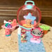 Littlest Pet Shop Rare Authentic #1607 w/ Original Hoodie Acc’ & Tiny Bulldog