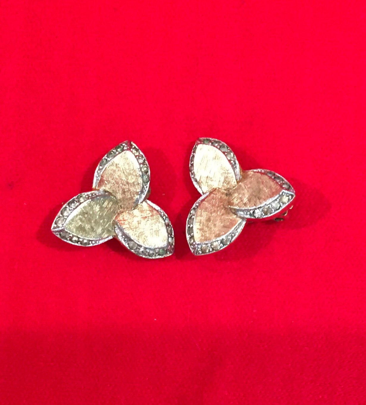 Panetta Brushed Gold-Tone Clip On Earrings