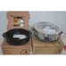 Pampered Chef Rockcrok Slow Cooker Stand 3156 and Everyday Pan 3139 Set Open Box