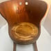 Vintage Child's Wooden Barrel Rocking Chair 14” Tall