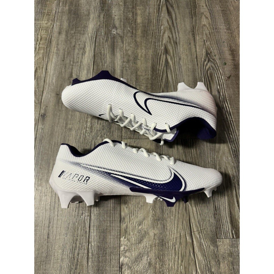 Mens Size 10.5 Nike Vapor Edge Speed 360 Football Cleats White Purple CV6349-104