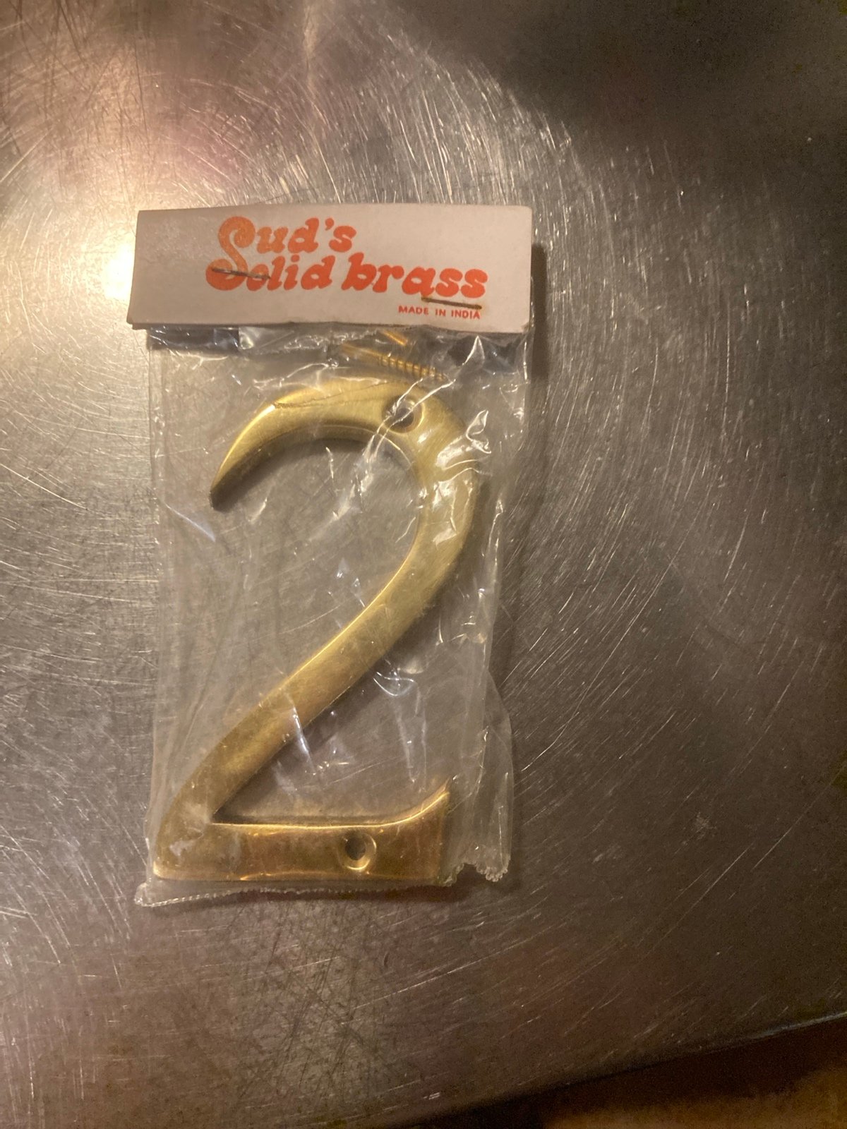 Qty 30- Sud’s solid brass number 2