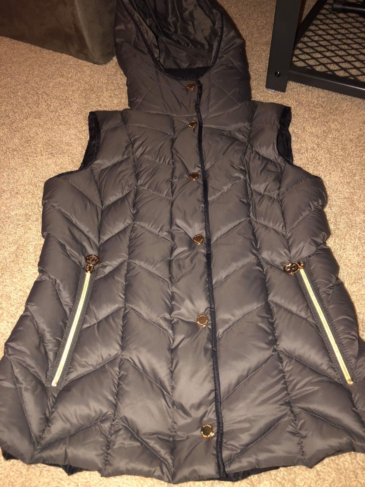 michael kors vest grey