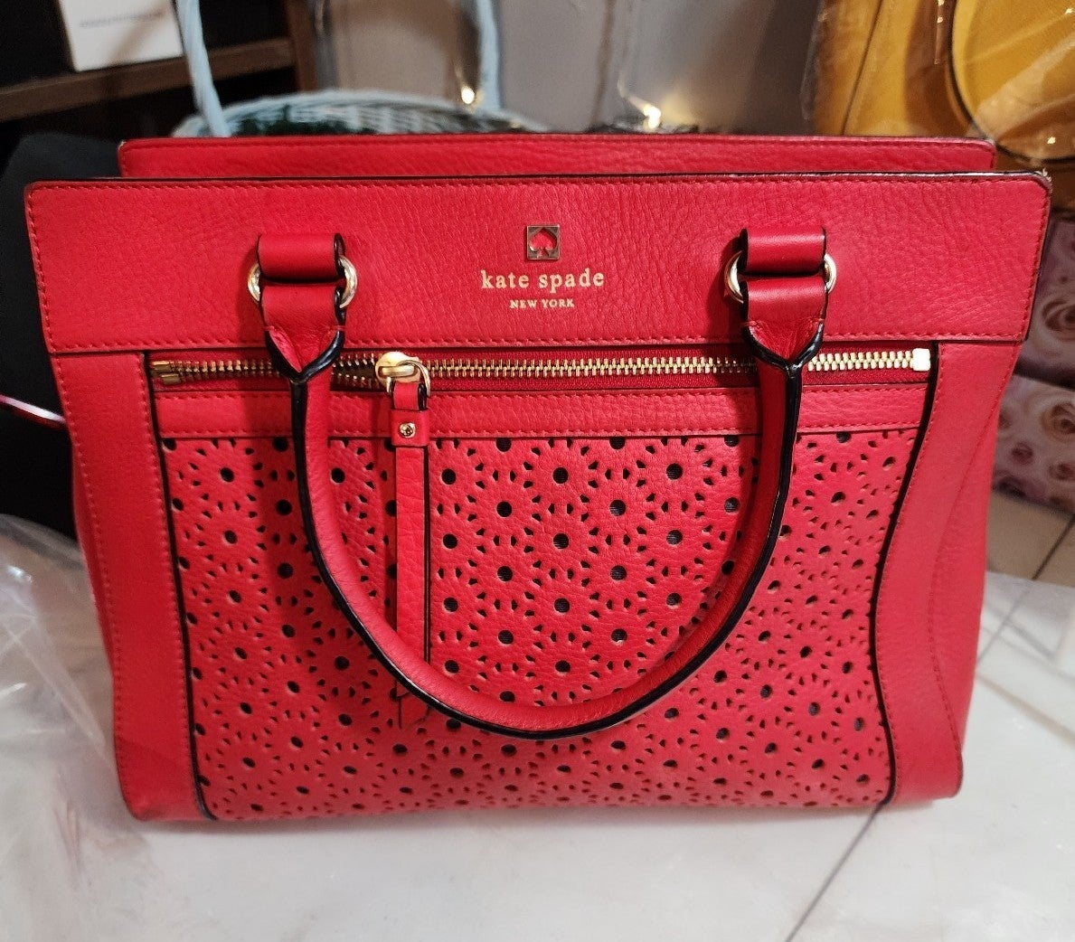 EUC vintage very rare Kate Spade purse sample bag see pics for wear