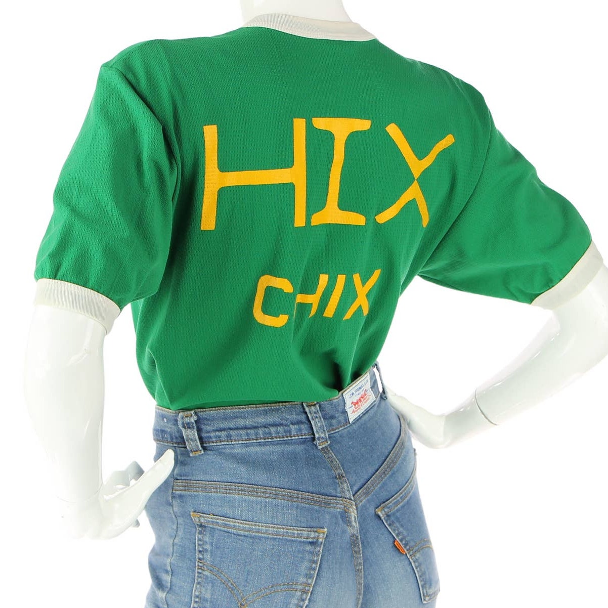 Vintage Hix Chix Green Mesh Sport Jersey