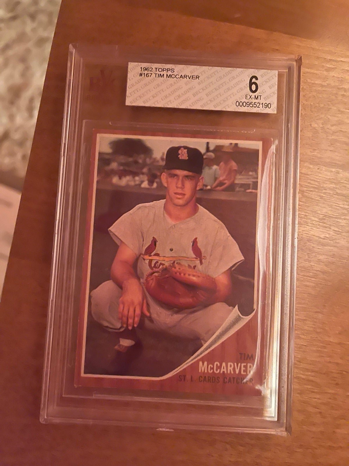 Tim McCarver Rookie 1962 Topps