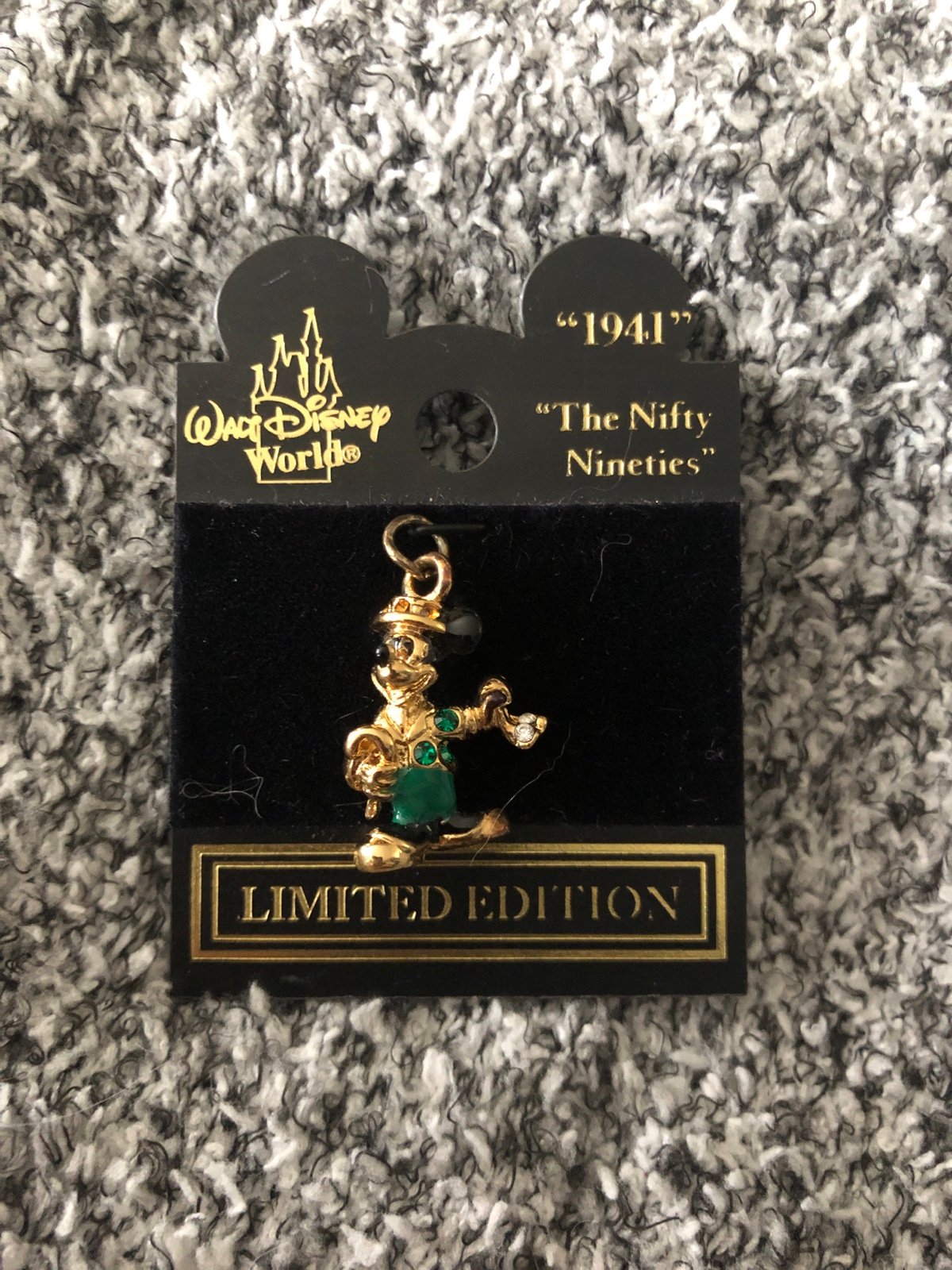 Vintage “nifty nineties 1941” Mickey Mouse charm