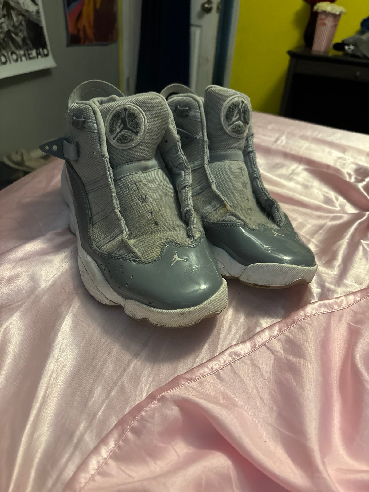 Nike Jordan 6 Rings Shoes in Light Smoke Grey/Multicolor