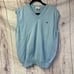 Lacoste Sweater Vest Mens 6 L Blue V-Neck Crocodile Logo Golf Preppy Academia