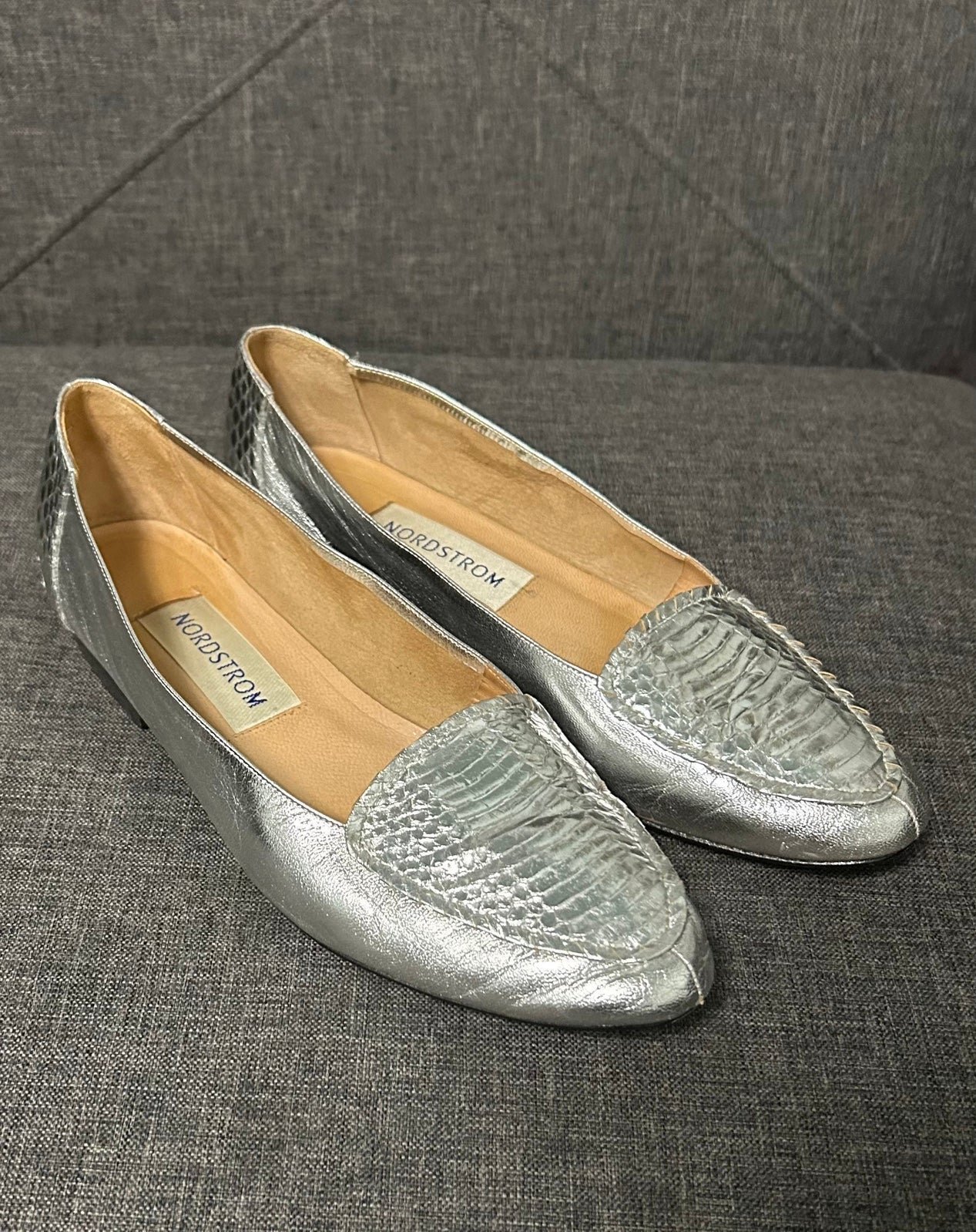 Nordstrom silver hotsell flats