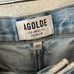FLAWED Agolde Parker Shorts 100% Cotton Denim Jean Shorts Size 27
