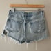 FLAWED Agolde Parker Shorts 100% Cotton Denim Jean Shorts Size 27