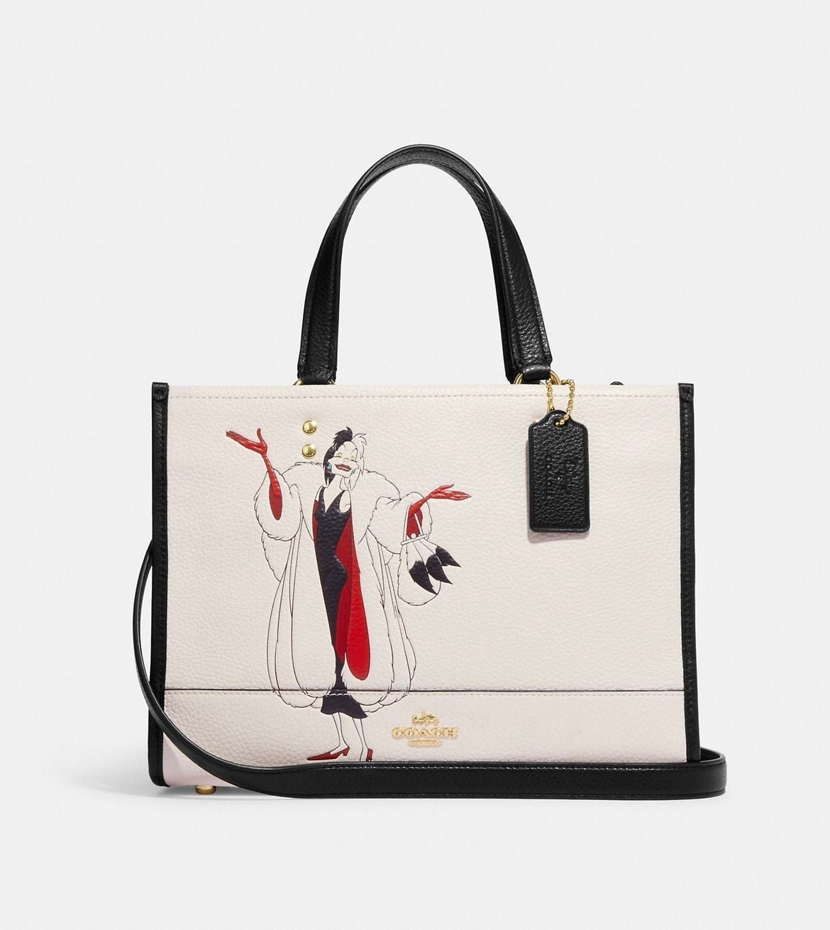 Disney X Coach Dempsey Carryall With Cruella Motif