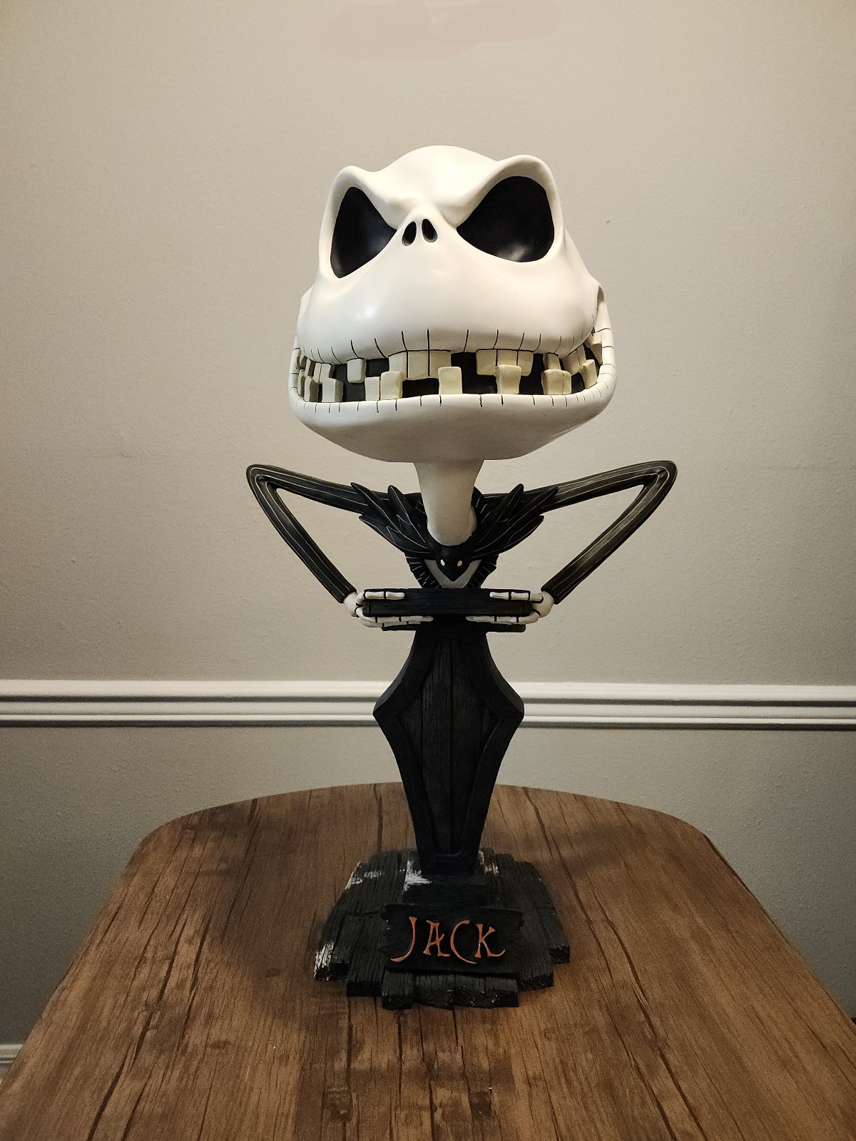 Disney Nightmare Before Christmas Jack Skellington Rare Giant Bobblehead /500