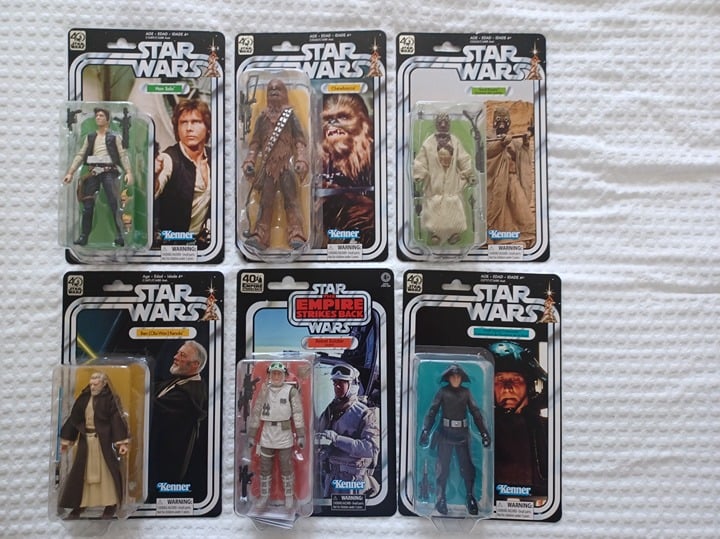 Star Wars Black Series 40th Anniversary Action Figure Lot