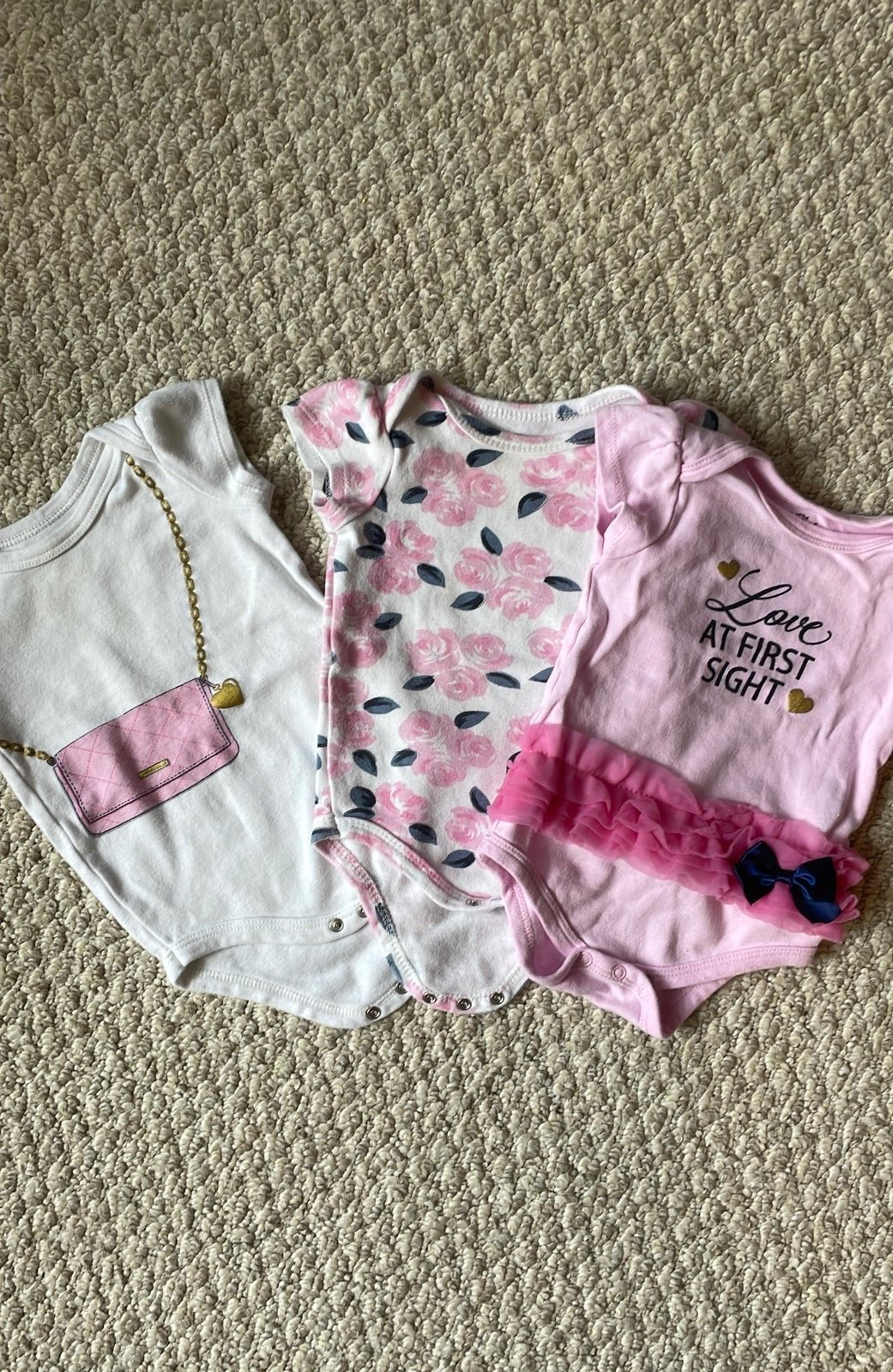 Little Treasures baby girl onesies