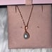 Pearl necklace single pearl freshwater