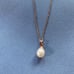 Pearl necklace single pearl freshwater