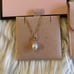 Pearl necklace single pearl freshwater