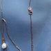 Pearl necklace single pearl freshwater