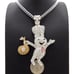DOUGH BOY MONEY BAG &20 STAINLESS CHAIN