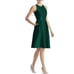 NWOT Alfred Sung Hunter Green Jewel Neck Satin Cocktail Dress – Sz 10
