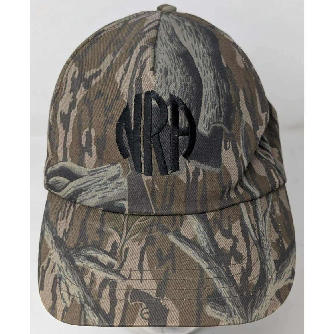 Vintage Mossy Oak Hat Cap Snapback Camo NRA Hunting Camouflage Made USA 90s