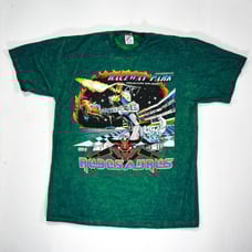 Vintage Robot Dinosaur Robosaurus Monster Truck Tie Dye T-Shirt - XL