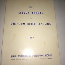 The lesson annual on uniform Bible lessons softback book used